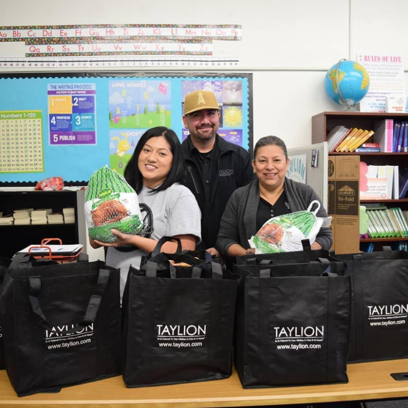 Taylion Holiday Food Drive