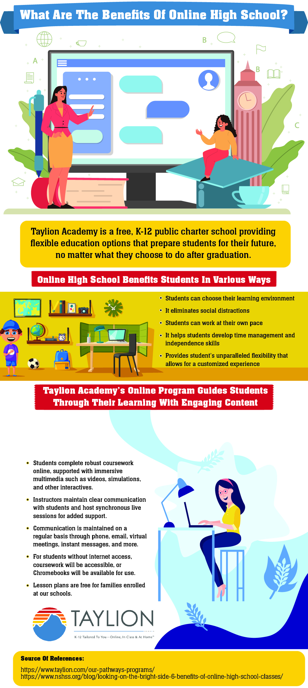 benefits of online high school